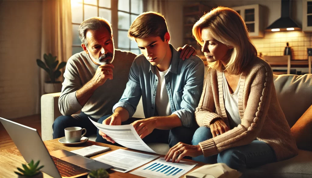 Illustration showing the legal and tax implications of adding children to a home title as joint tenants with rights of survivorship (JTWROS).