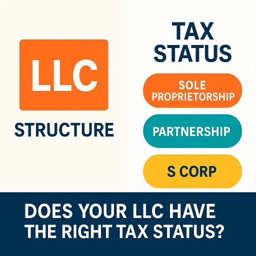 LLC taxation myth graphic comparing CPA firm guidance vs unqualified tax and accounting firms