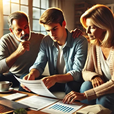 Illustration showing the legal and tax implications of adding children to a home title as joint tenants with rights of survivorship (JTWROS).