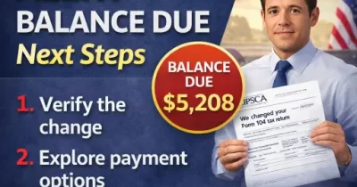 IRS Notice CP22A tax relief help from a Cedar Rapids CPA—alert for a new balance due after an IRS adjustment with next steps checklist.